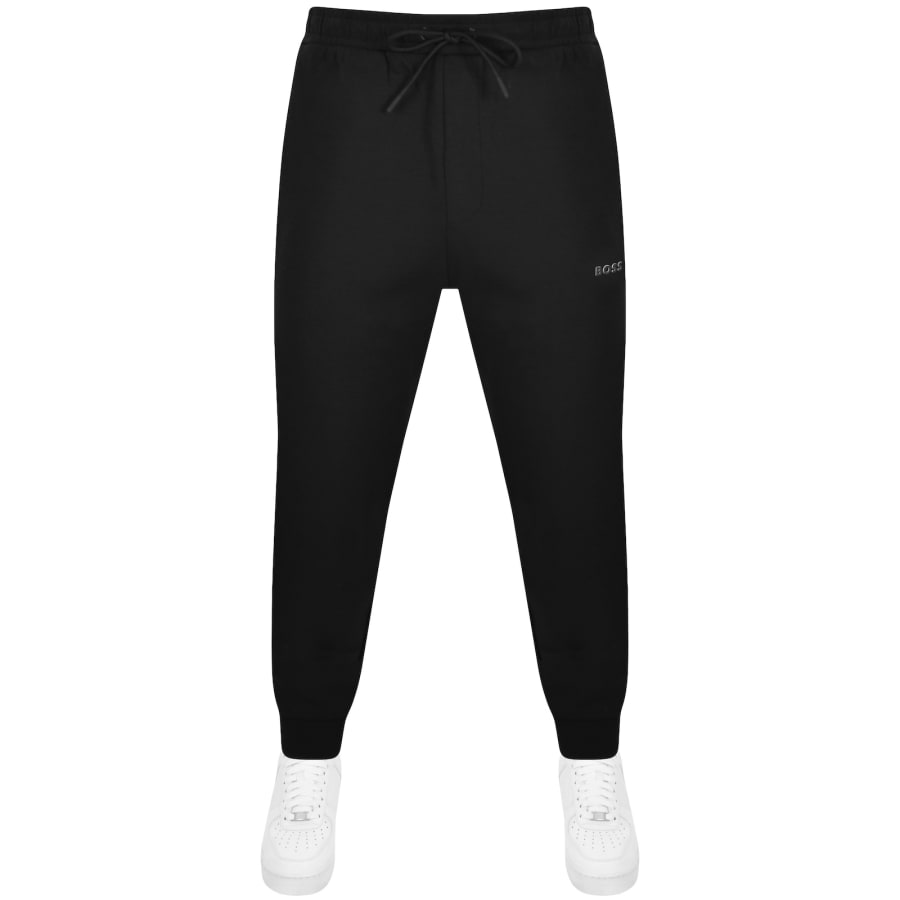 BOSS Hooded Full Zip Tracksuit Set Black Mainline Menswear